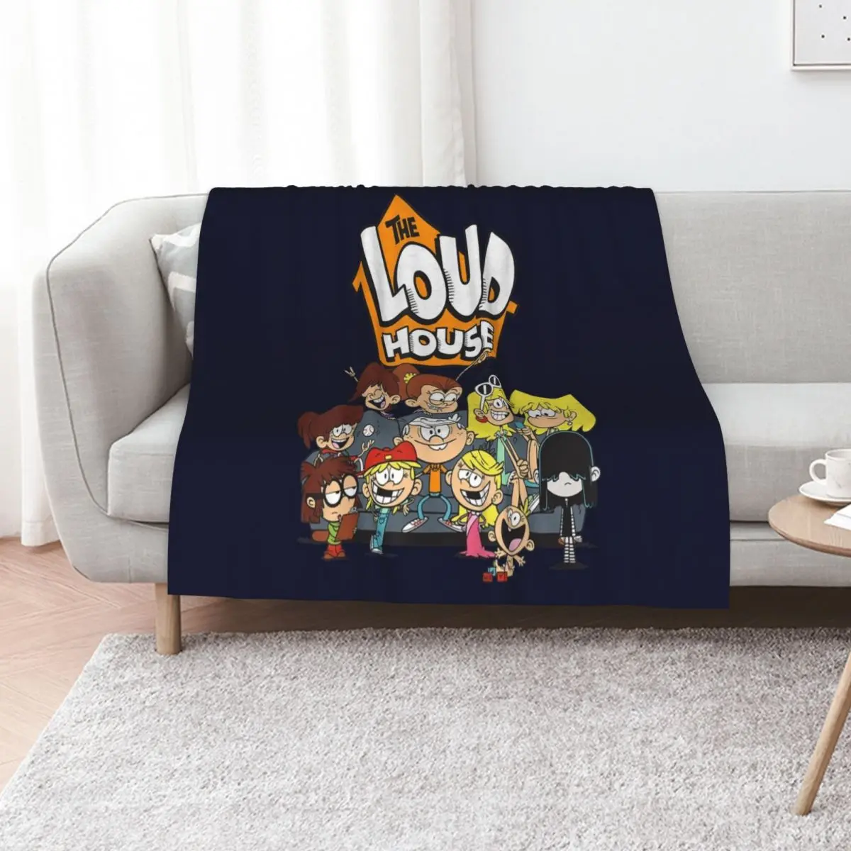 

Nickelodeon The Loud House Character Throw Blanket Furrys Blankets For Sofas Sofa Throw Thins Blankets
