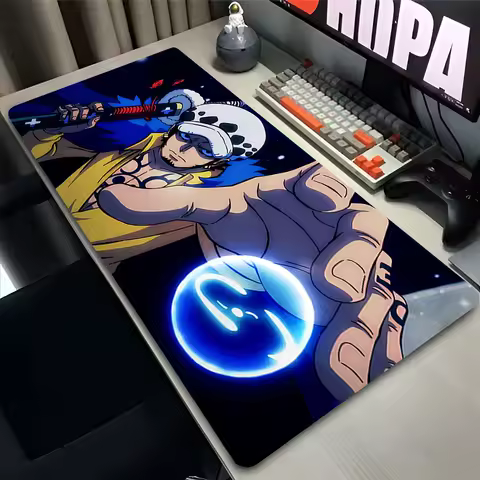 XXL Gaming Accessories Gamer Keyboard Desk Mat O-one P-piece Trafalgar D Water Law Non-Slip Laptop Mousepad 900X400 Mouse Mats