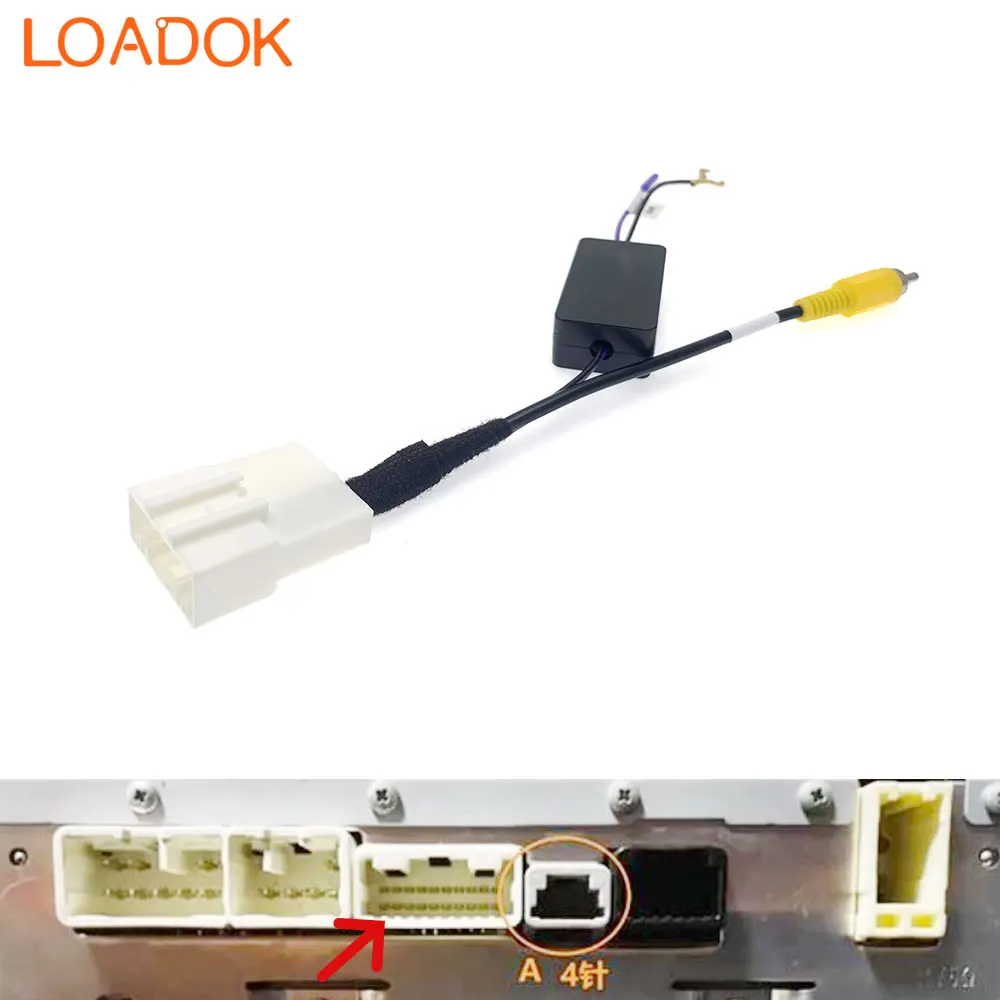 20 Pin Car Rear Camera Retention Cable For Toyota Gen5 Gen6 TNS510 B9018 Fit Auris /Avensis /Corolla /RAV4/Land Cruiser