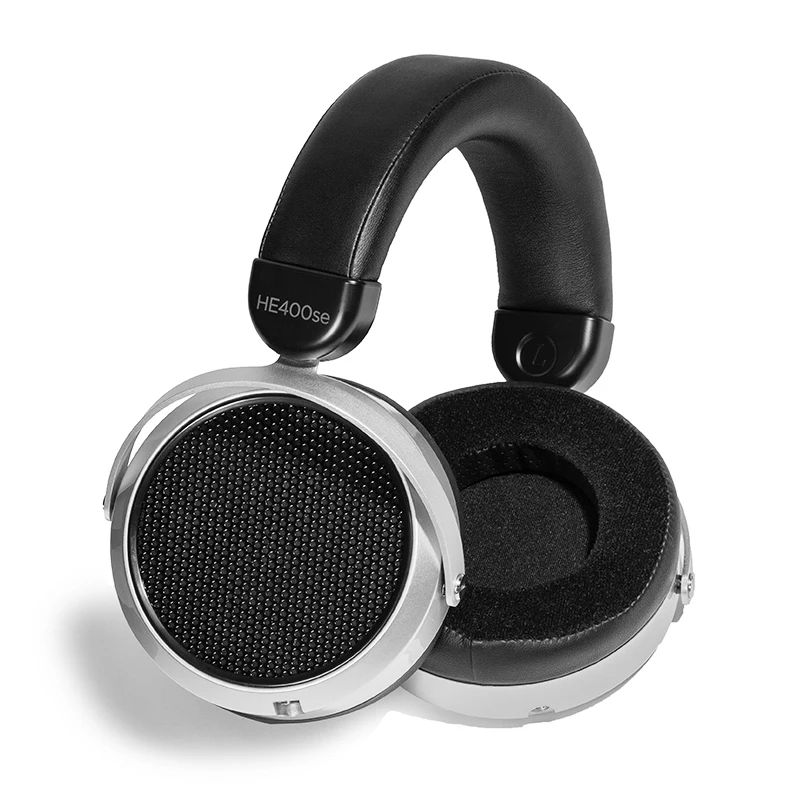 HE400se Headset Hifiman datar, Headset terbuka diafragma Hifi kabel musik besar untuk Xiaomi Ibasso Fiio Shanling Kz Bose
