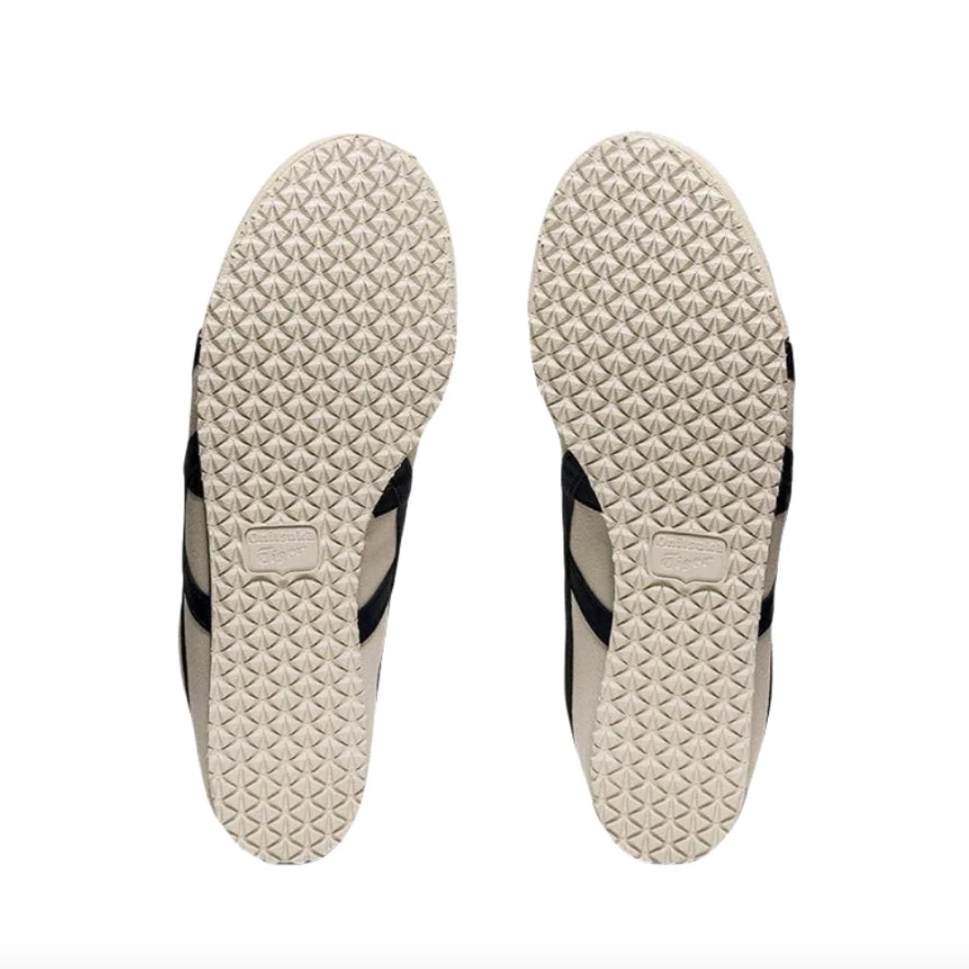 أحذية Onitsuka Tiger MEXICO 66 للرجال والنساء للتزلج، ثبات، أحذية رياضية يومية، أبيض/أسود #6