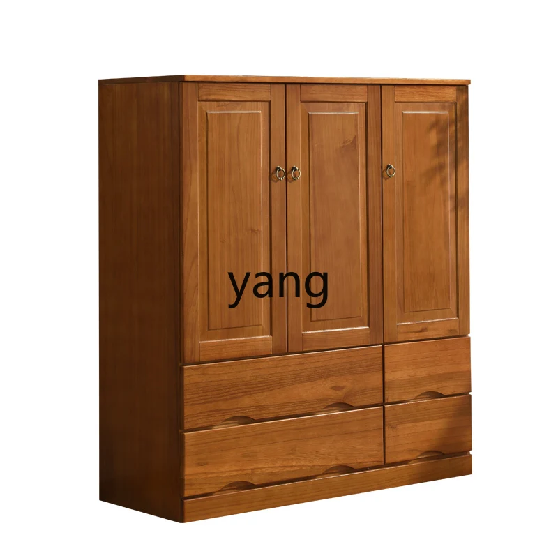 

LTT simple modern European chest cabinet bedroom storage cabinet solid wood living room drawer cabinet