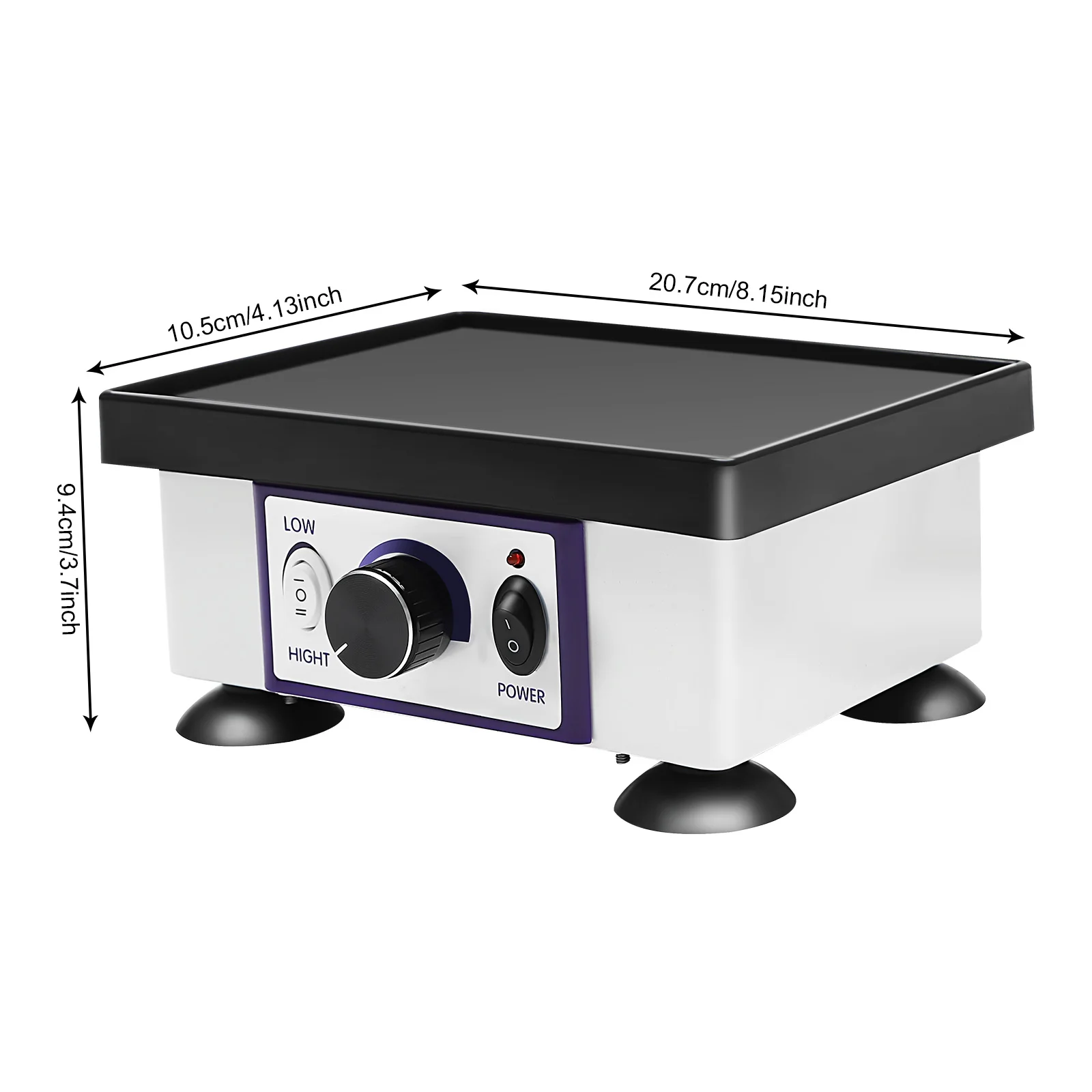 120w vierkante tandheelkundige vibrator variabele snelheid Lab Shaker oscillator vibrerende machine om verschillende gipsmodellen te maken