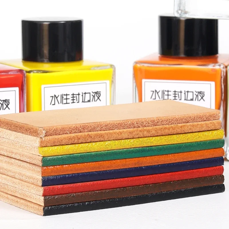 50ml Color Water-based Edge Sealing Solution Hand DIY Vegetable Tanned Leather Edge Treatment Agent Leather Filler