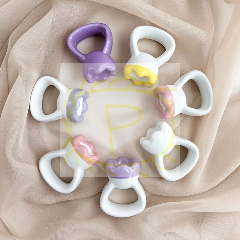 

Massage Gua Sha Plate Ceramic Guasha Massage Board Ring Shape Skin Tightening Compact Ergonomic For Face Head Shoulder Knee