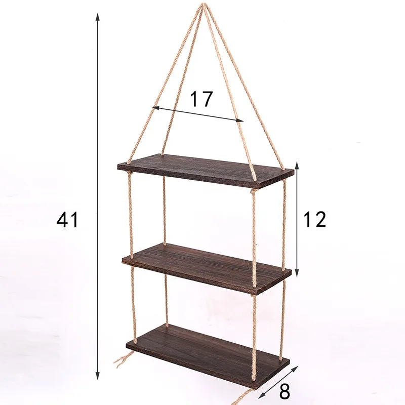

Nursery Gift Wooden Corner Shelf Wall Decor Pot Storage Display Stand Floating Shelf Wall Organizer Boho Room Home Decoration