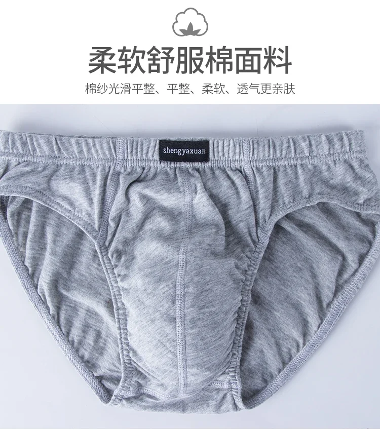 Baumwollunterhosen für Herren, Slips, Herrenunterwäsche, Höschen, Shorts, sexy Unterwäsche in den Größen XL bis 6XL, 2/3/4/5 Stück/Lot – Detail 13