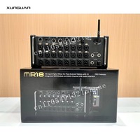 MR12/MR18 New Version with Fan 12/18 Channel Digital Audio Console Mixer 12 Bus Integrated WiFi Module/USB Stereo Recorder