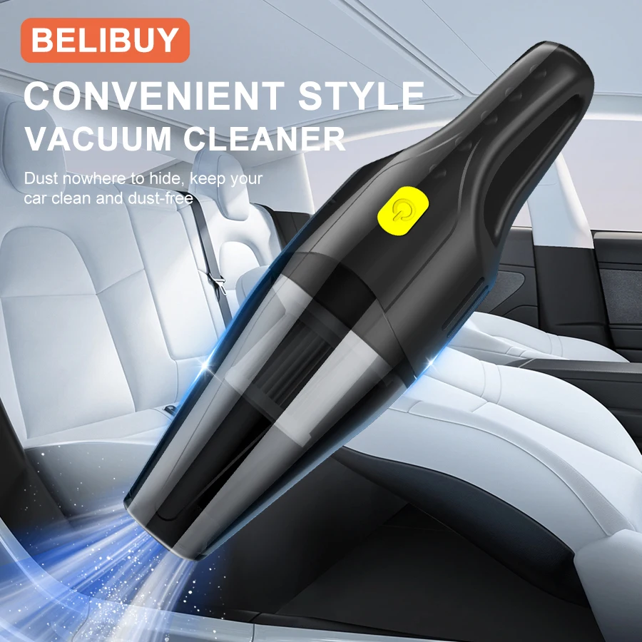 Handheld Car Vacuum Cleaner High-power Vacuum Cleaner Home Office Cleaning Machine Carpet Cleaner Wireless Cleaner Aspiradora