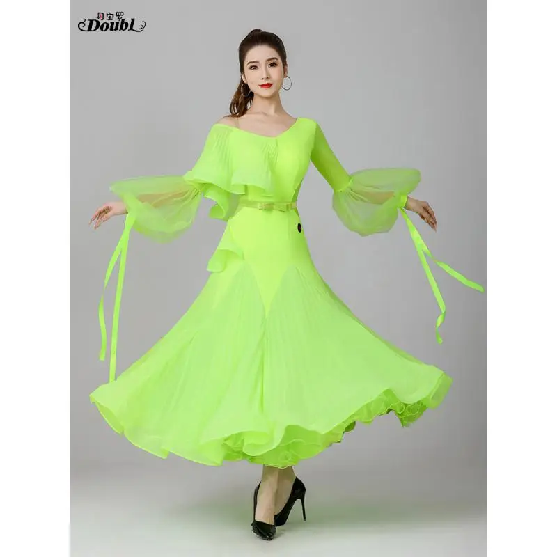 2024 Ballroom Dance Dress New Fashion Dress High-end Women's National Standard Dance Competition Clothing