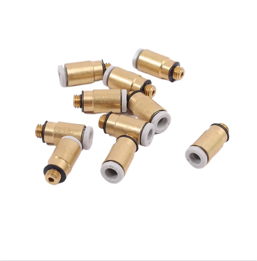 

Pneumatic pipe fitting quick-connect hexagon socket through KQ2S04/06/08/10/12/16-M5/01/02/03/4S