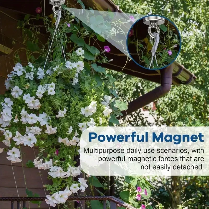 Robuste Suchmagnete, starker Neodym-Magnet, Bergungsmagnet, Magnete mit Senkloch, Ringschraube für Bergung, magnetisch