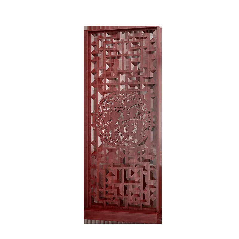 

New Chinese living room stylish simple solid wood screen partition