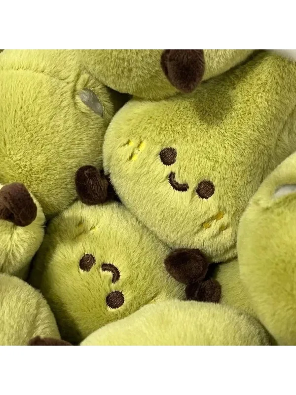 Jouet en peluche petite poire verte : adorable mini peluche de fruits avec porte-clés, cadeau parfait et mignon pour les filles et les meilleurs amis comme charme de sac à livres