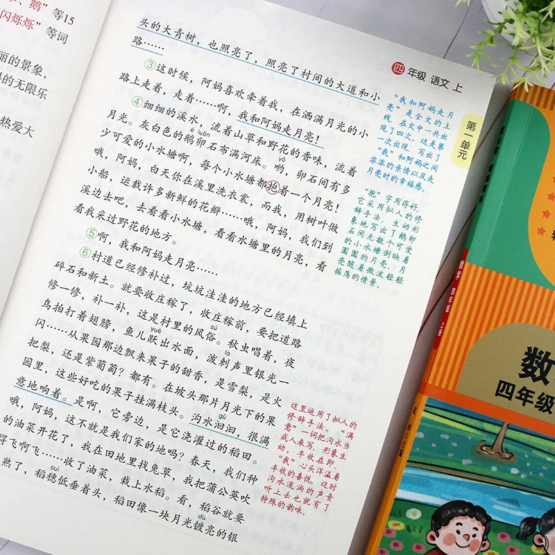 ملاحظات الفصول الدراسية: كتب المعرفة الصينية والرياضيات والإنجليزية للصفوف 1، 2، 3، 4، 5، و6