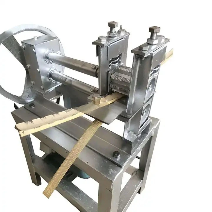 Bamboo cutting machine Bamboo knotting machine Dual purpose machine for removing and slicing bamboo chips