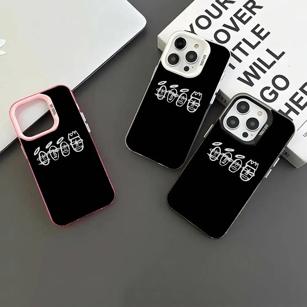 

Faces Fashion Phone Case IMD Color Silver Shell For IPhone 17 16 15 14 13 12 11 Pro Max Plus IPhone Air