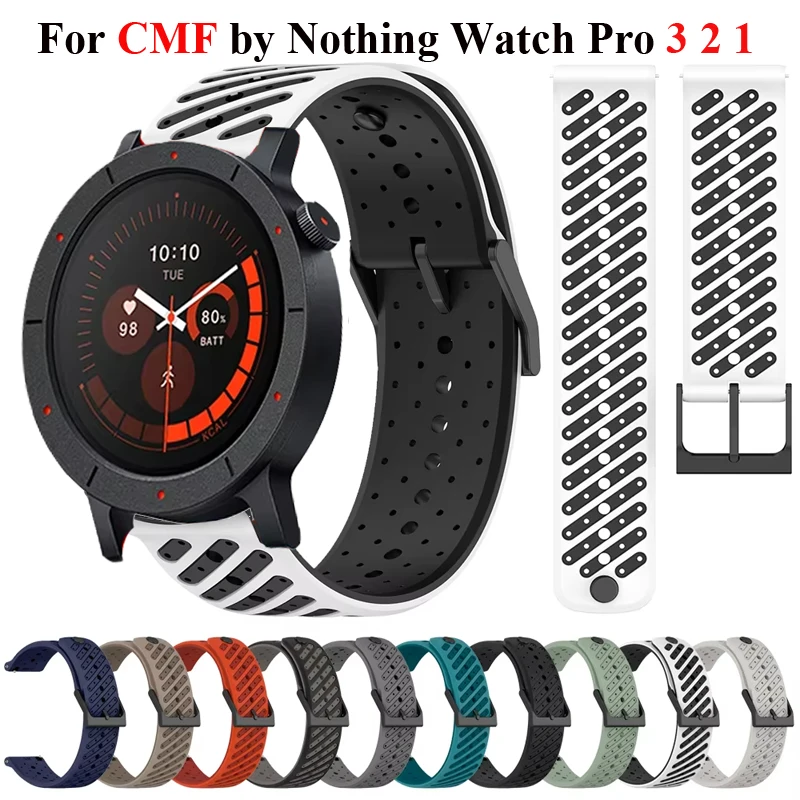 22Mm Silicone Strap…