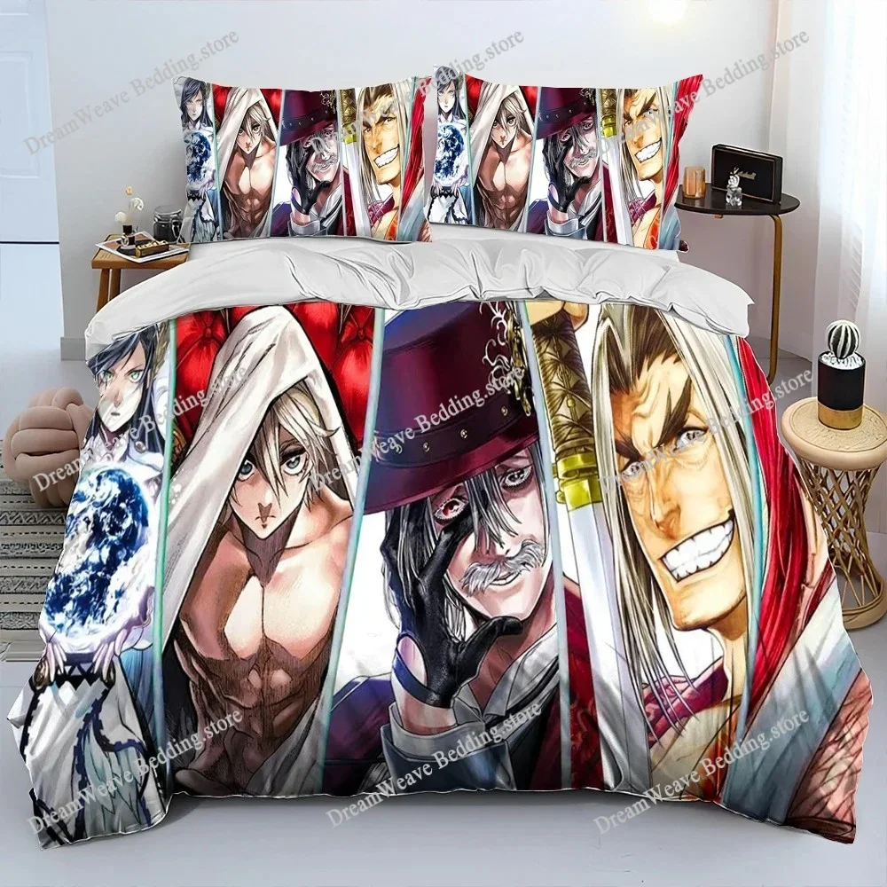 3D Print  Anime Record of Ragnarok Comforter Bedding Set Duvet Cover Bed Set Quilt Cover Pillowcase King Queen Size Bedding Set