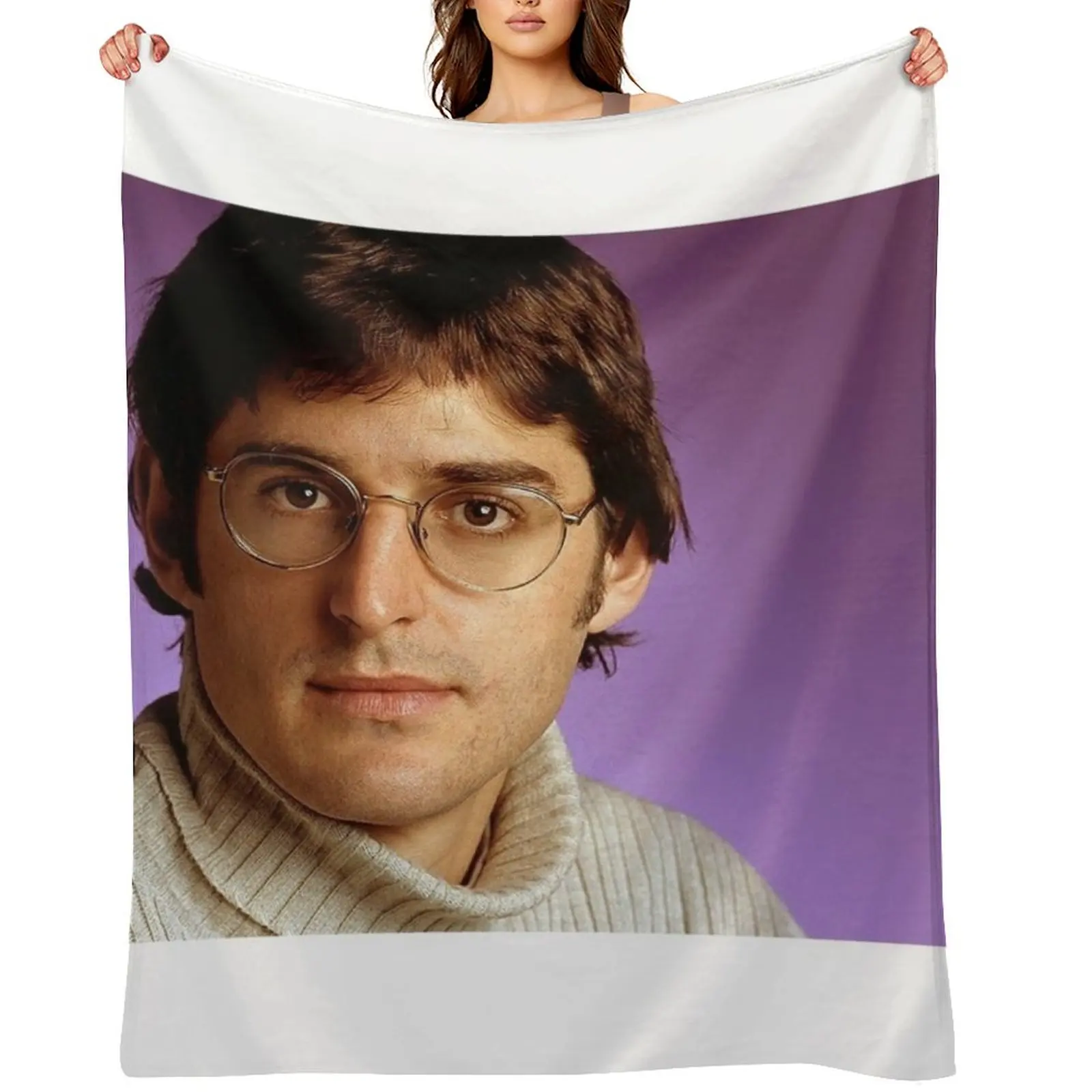 

Louis Theroux, from the BBC. By Therouxgear Throw Blanket Blankets For Baby Flannel Fabric Bed linens Hair Blankets