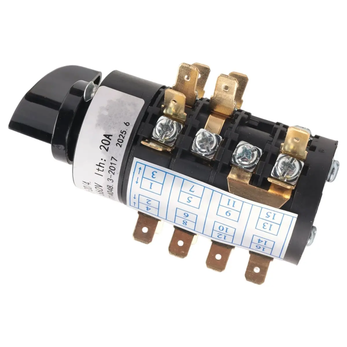 HZ5B-20/4.BBB 4 Phase 16Screws Rotary Cam Transfer Combination Switch AC79