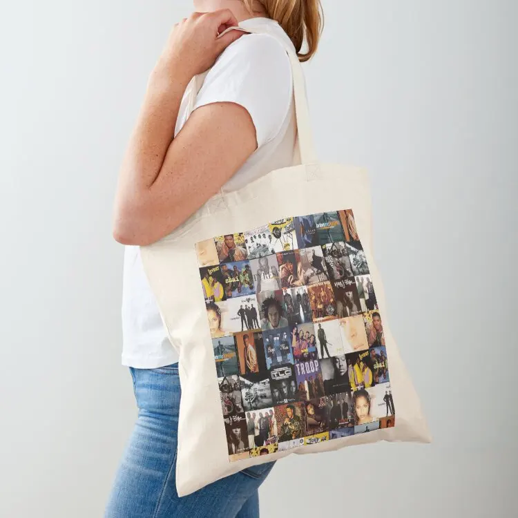 90s R&B Classics Deluxe Tote Bag shopper bag women reusable grocery bags the tote bag