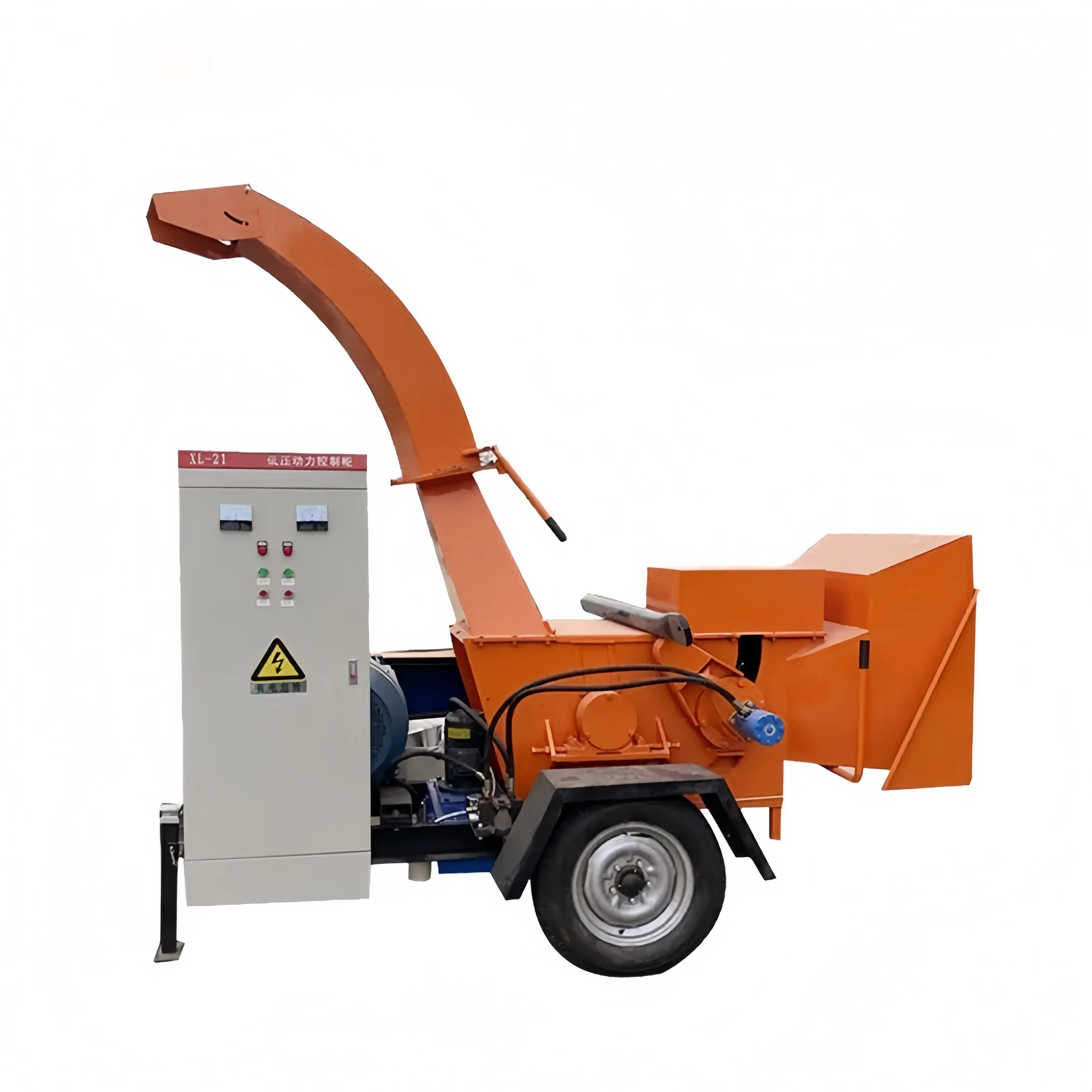Multi-functional Wood Crusher & Chipper Sawdust Manufacturing Machine With Engine Motor & Bearing 3T/h Capacity 380V Farm Use