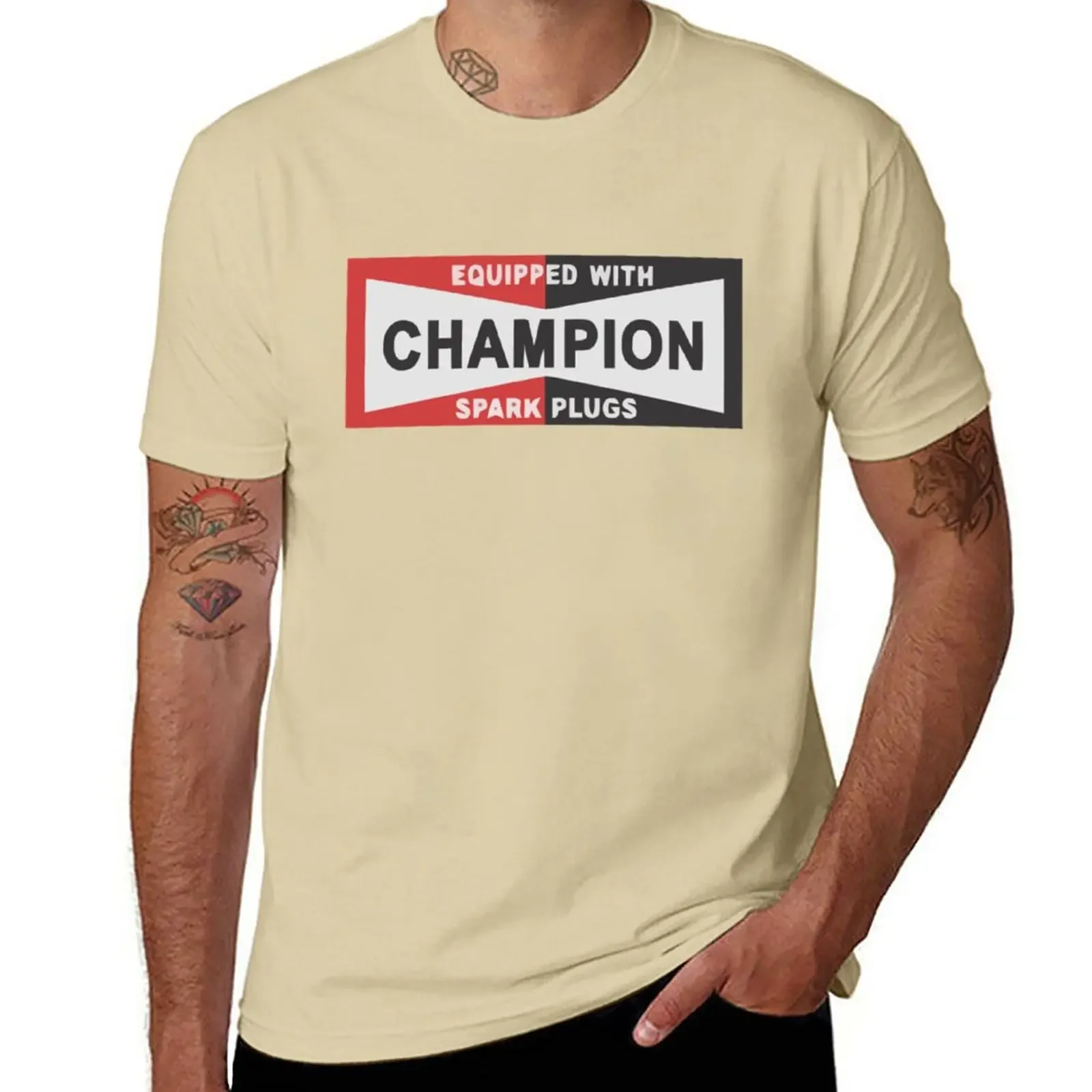 sweat shirt cute clothes mens graphic t-shirts funny New The Champion Spark Plugs Racing Once Up A Time In Holiday T-Shirt