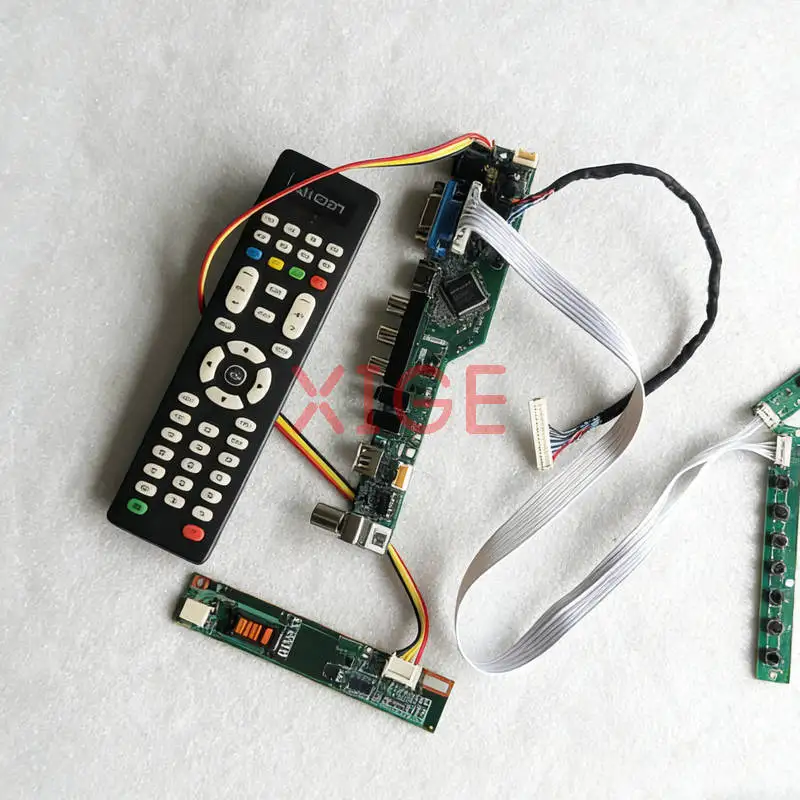 

Плата привода матричного контроллера подходит для B141EW02 B141EW01 B141EW03 B141EW04 HDMI + VGA + AV + USB LVDS-30Pin 1CCFL 1280x800 1280*800 DIY Kit