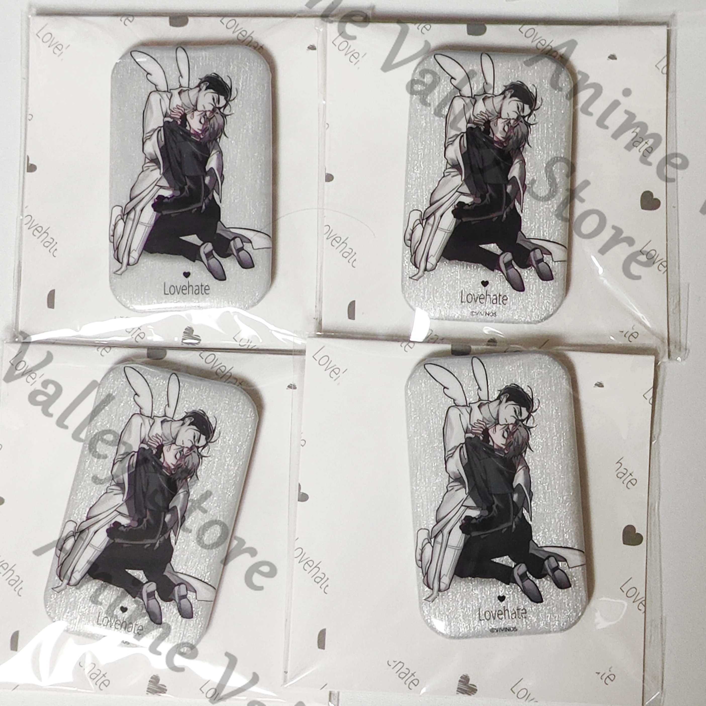 

Genuine Anime Alien Stage Till Ivan Cosplay Double Flash Badge Emblem Cartoon Brooch Breastpin Collection Pendant Xmas Birthday