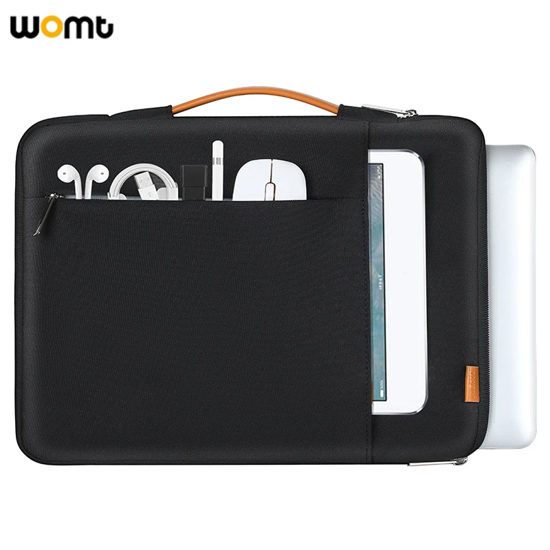 Laptop Carrying Case Men Business Notebook Sleeve Bag for Macbook Pro 16.2 M4 A3403 A3186 A2991 Air 15.3 M3 M2 A3241 A3114 A2941
