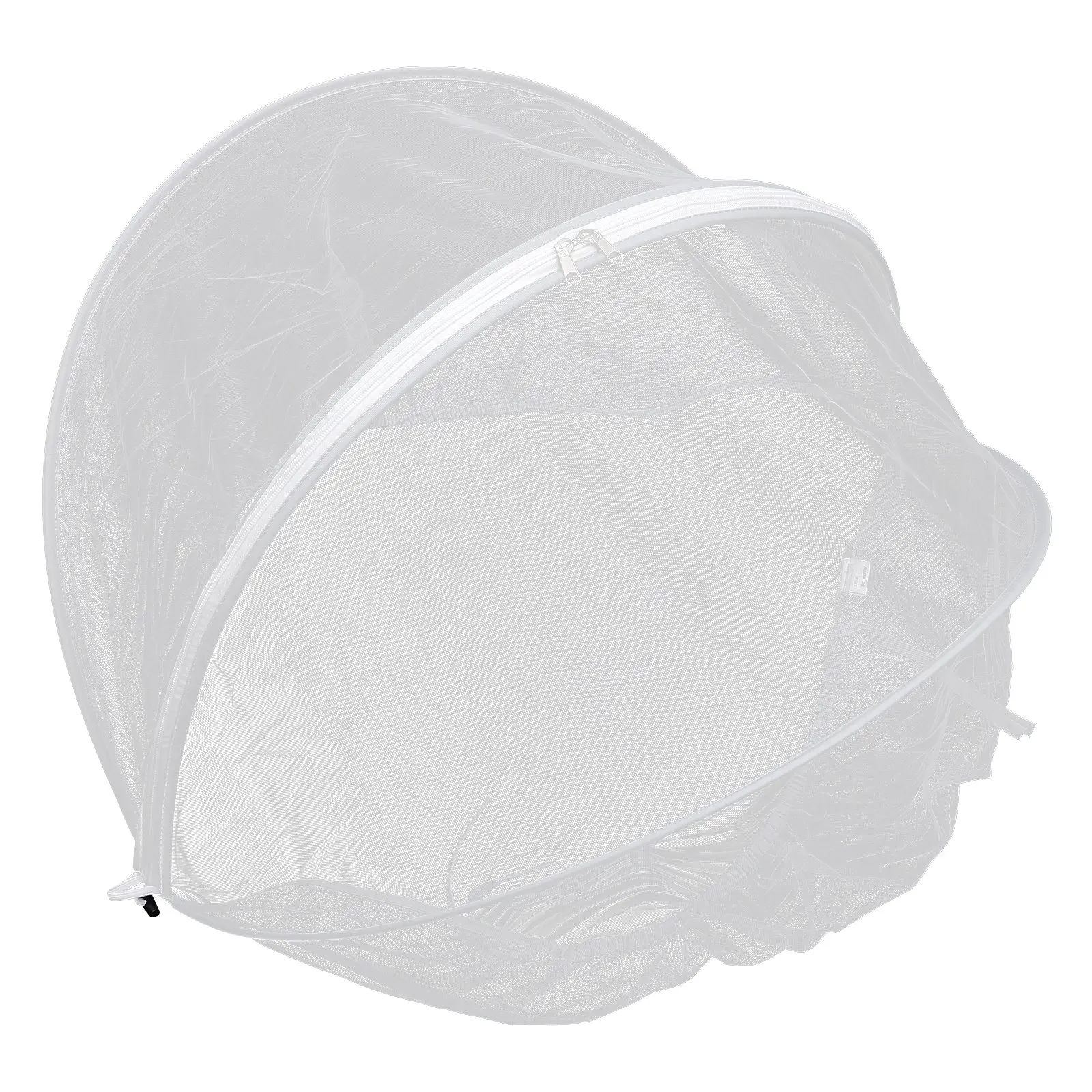 Universal Baby Stroller Netting Premium Polyester Stretchable Mosquito Net with Smooth Zipper Easy Installation Breathable