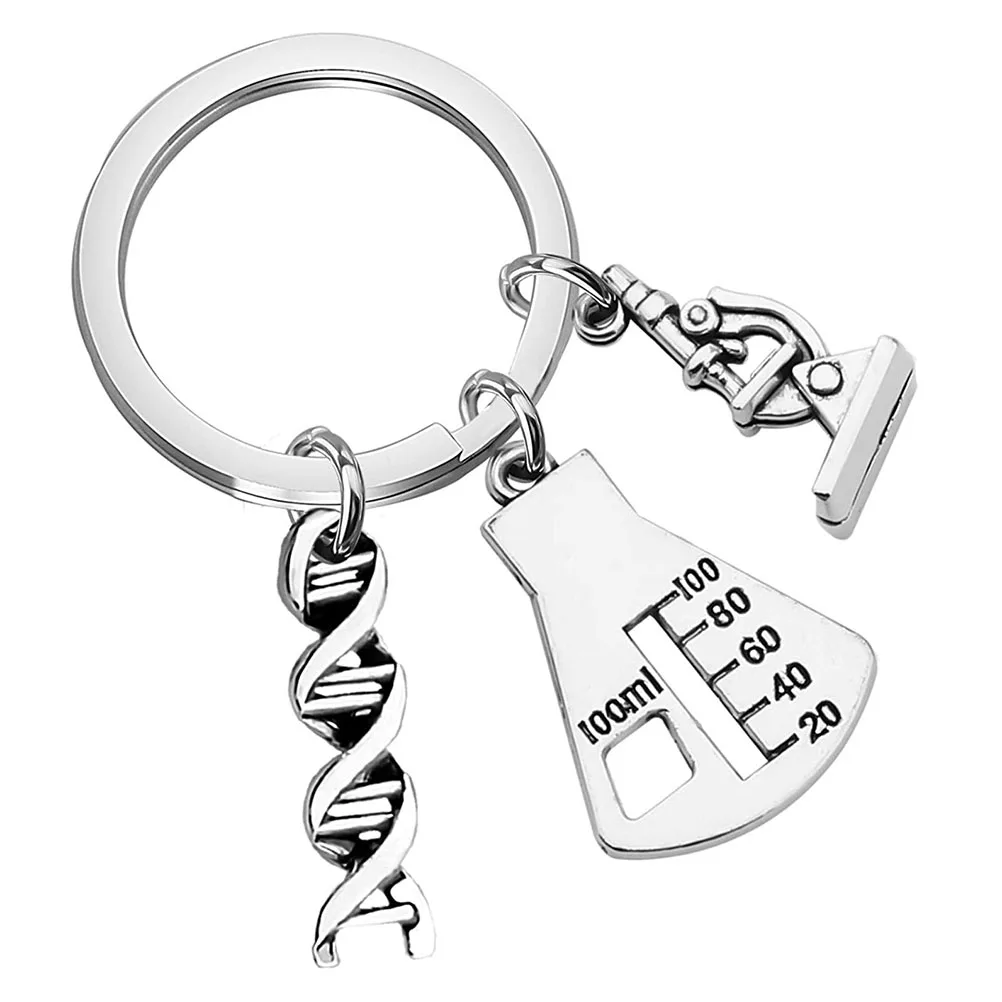 

Chemical Molecular Novel Design Fashion Accessories Key Key Chain Accessories Rings Forensic Gifts Scientific Jewelry