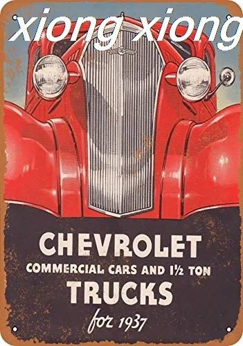 1pcs,Metal Sign - 1937 Chevy Commercial Cars and Tucks - Vintage Look