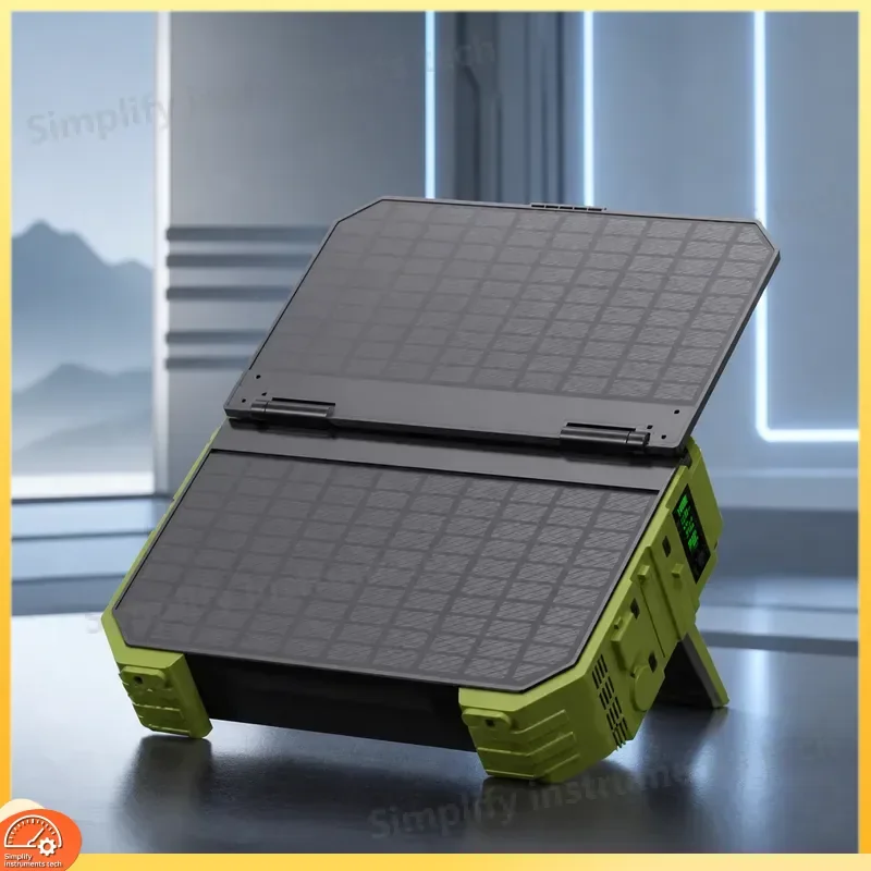 1600W Portable Power Station LiFePO4 Battery Solar Generator Foldable Solar Panel Outdoor Camping Emergency Backup Power