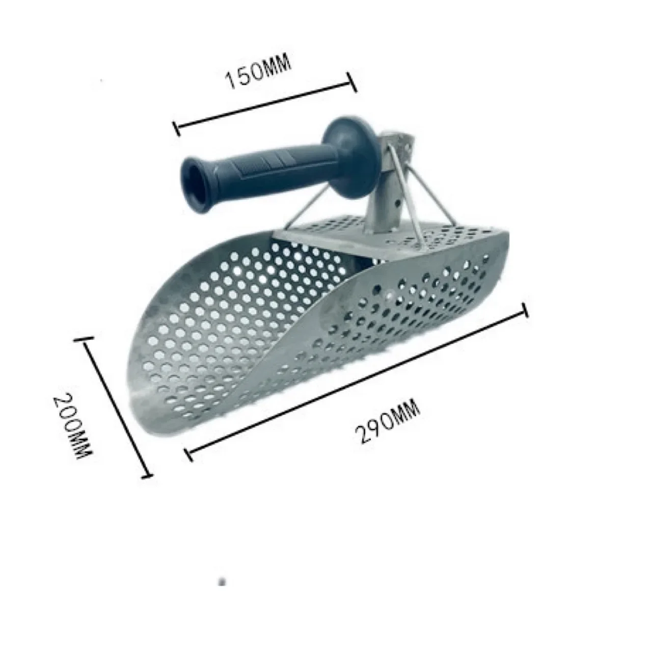 2025 ขายร้อนสแตนเลสสตีลทอง panning Shovel,ทราย panning Shovel ทรายรั่วเครื่องมือชายหาดการล่าสัตว์ทรายกรอง