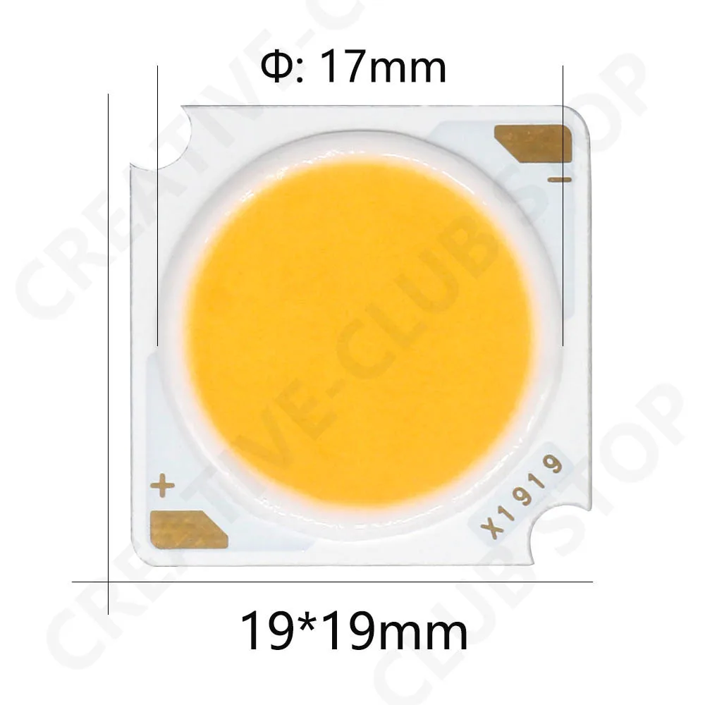 Imagem -05 - Led Cob Chip Diodo Emissor de Luz Importado Diodo Downlight Chip de Cristal Dc3033v Faça Você Mesmo 10 Pcs 20w 30w 40w 1919