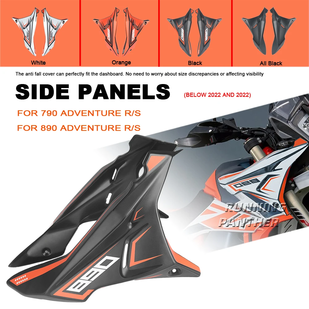 

Motorcycle Fairing Side Panels Wind Deflector Windscreen Plate Cover For 790adv 890adv 790 890 ADV Adventure R S Below 2022 2021