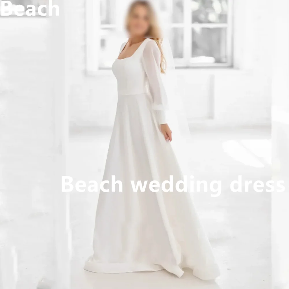 

Beach Customized Trumpet Dress Bride Gown Backless Off Shoulder Solid Color Wedding Dresses for Women Court Train فستان الزفاف