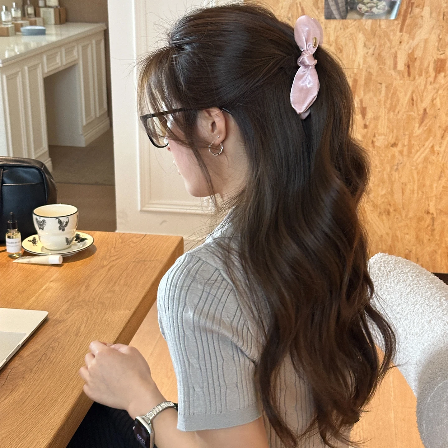 presilha-de-cabelo-vertical-rosa-com-laco-borboleta-estilo-coreano-delicado-feminino-acessorio-para-meio-coque-estilo-bail