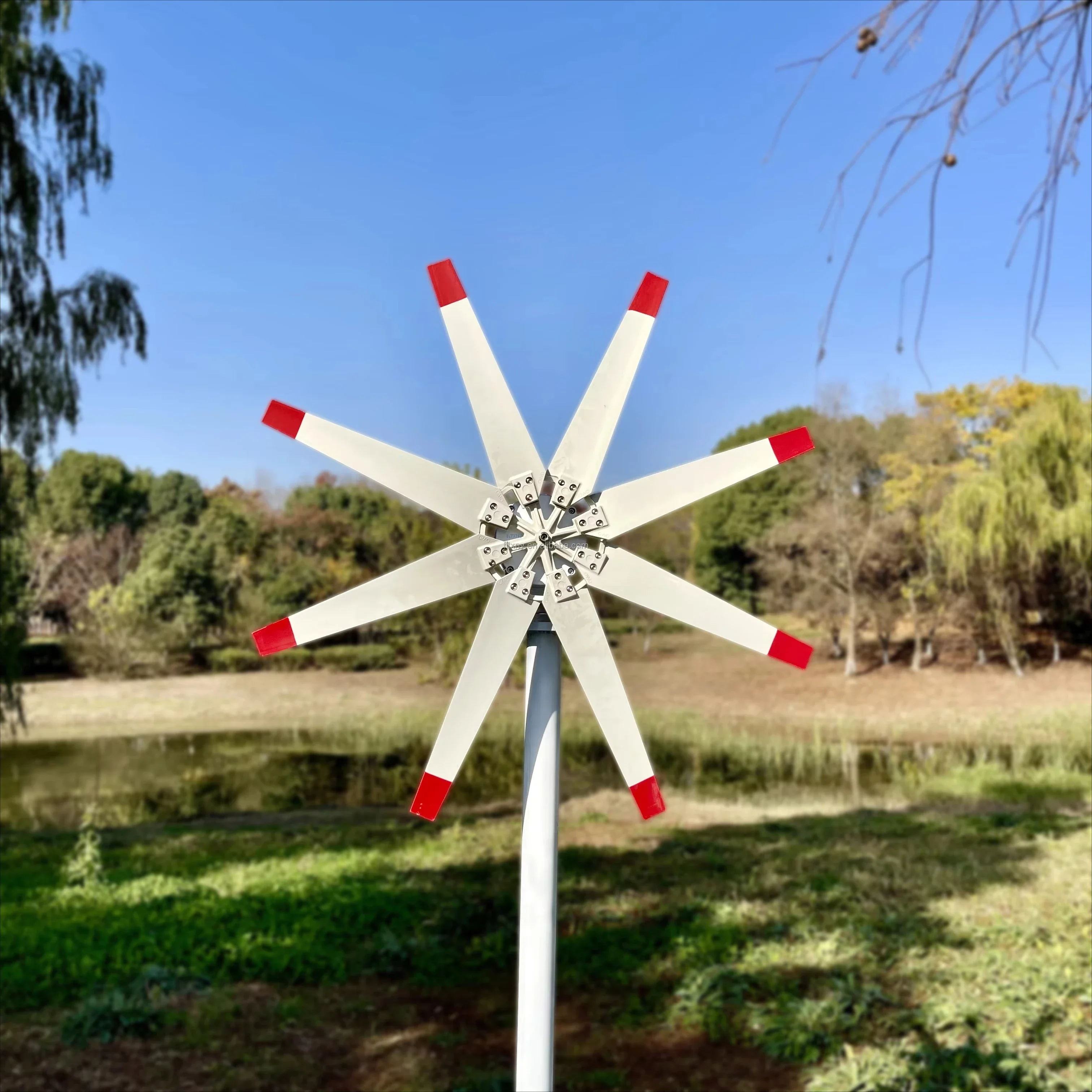 New Energy Wind Power And Solar Panel System 1000w Wind Turbine Price Eolienne 8 Blade Wind Turbines For Sale