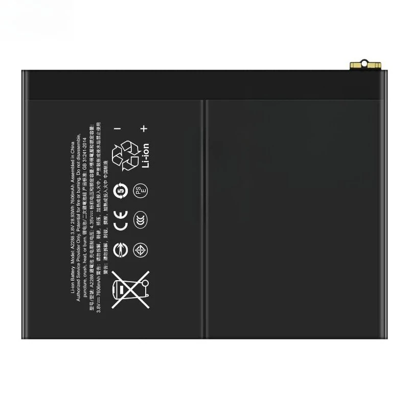High Capacity 3.8V 7606mAh Tablet Battery A2288 For Apple iPad Air 4 10.9'' 2020 Year A2324 A2325 A2316 A2072 New High Quality