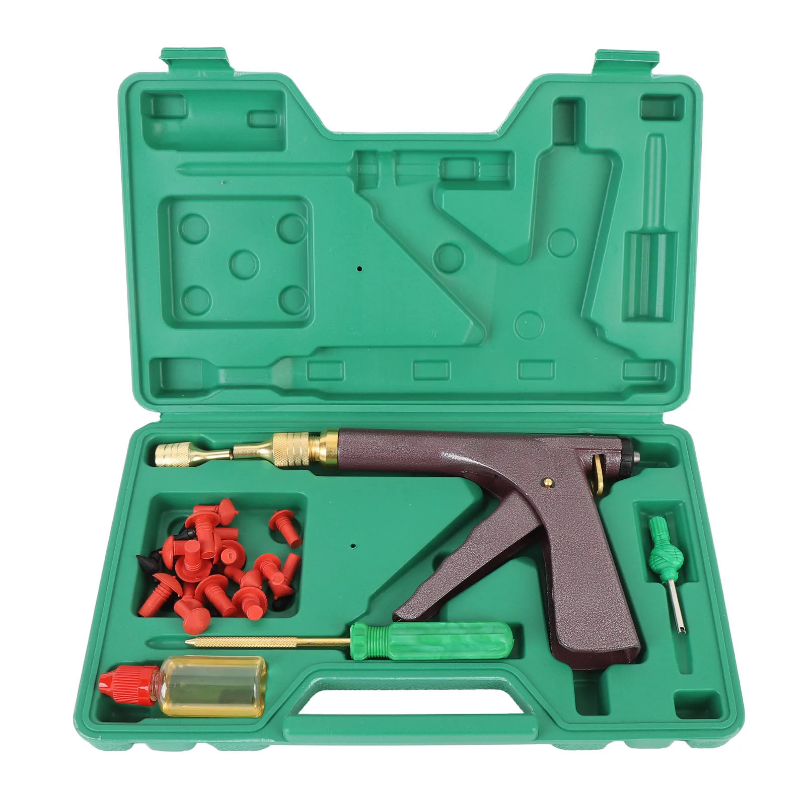 

Набор инструментов для ремонта шин мотоцикла, инструмент для ремонта бескамерных шин с 32 резиновыми заглушками для автомобиля, грязи, велосипеда, квадроцикла