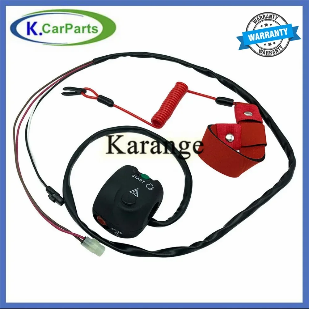 

FK7-68310-07-00 Handlebar Start Stop Switch & Safety Lanyard FK7683100700 for Yamaha WaveRunner