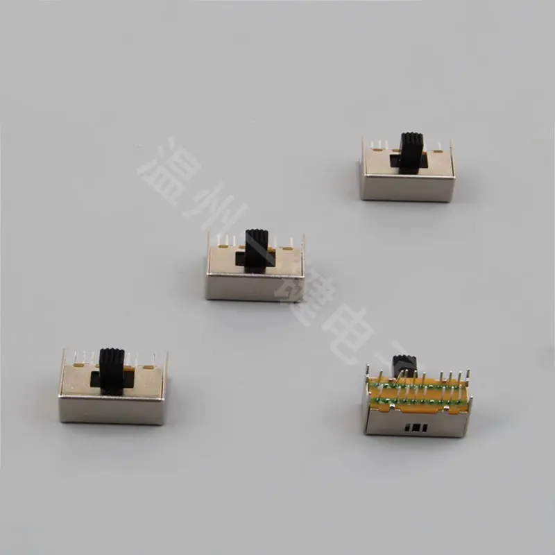 SK-43D01 4P3T Altezza impugnatura a tre vie a quattro poli Interruttori a scorrimento da 3,0 mm Inserto laterale 16 pin con manico superiore a 4 pin
