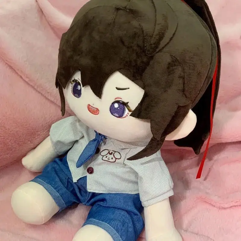 Los atributos de Wei Wuxian: muñeca de algodón de 40CM, linda 'El ancla del camino mágico', regalo de muñeca doujinshi relacionado con el anime