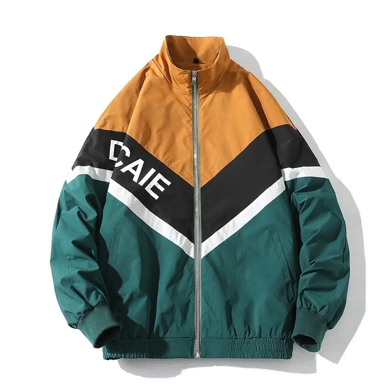 2026 Men\'s Jackets Streetwear Autumn New Trend Windbreak Coat Zipper Up Jacket Harajuku Coats Sports Black Blue Bomber Jacket