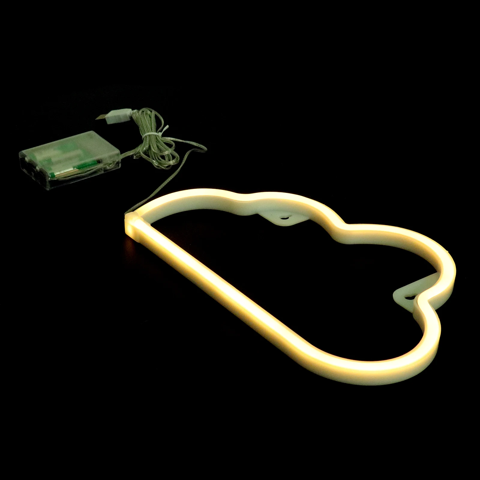 

Creative Cloud Shape Led Neon Sign Decorative Night Light Low Power Energy Saving Home Bedroom Living Room Gift For Kids Warm