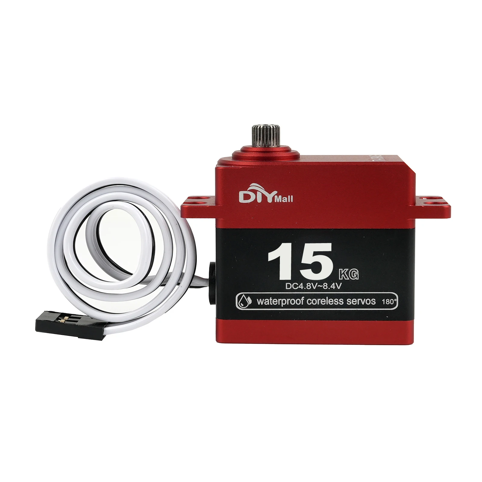 TK-15MG Digital Servo 15KG Metal Gear 180/ 270°/360 Degree Coreless Motor 4.8-8.4V for Robot RC Car Aircraft Crawler Drift Toy