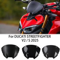 For DUCATI STREETFIGHTER V2 / S 2025 Aerodynamic Spoiler Windshield Shield New Motorcycle Windscreen Wind Deflector
